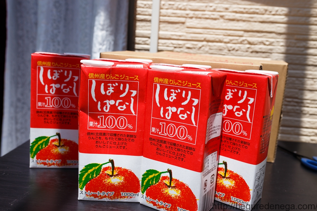 【濃縮】信州産りんごジュース　しぼりっぱなし　果汁100%【18L】
